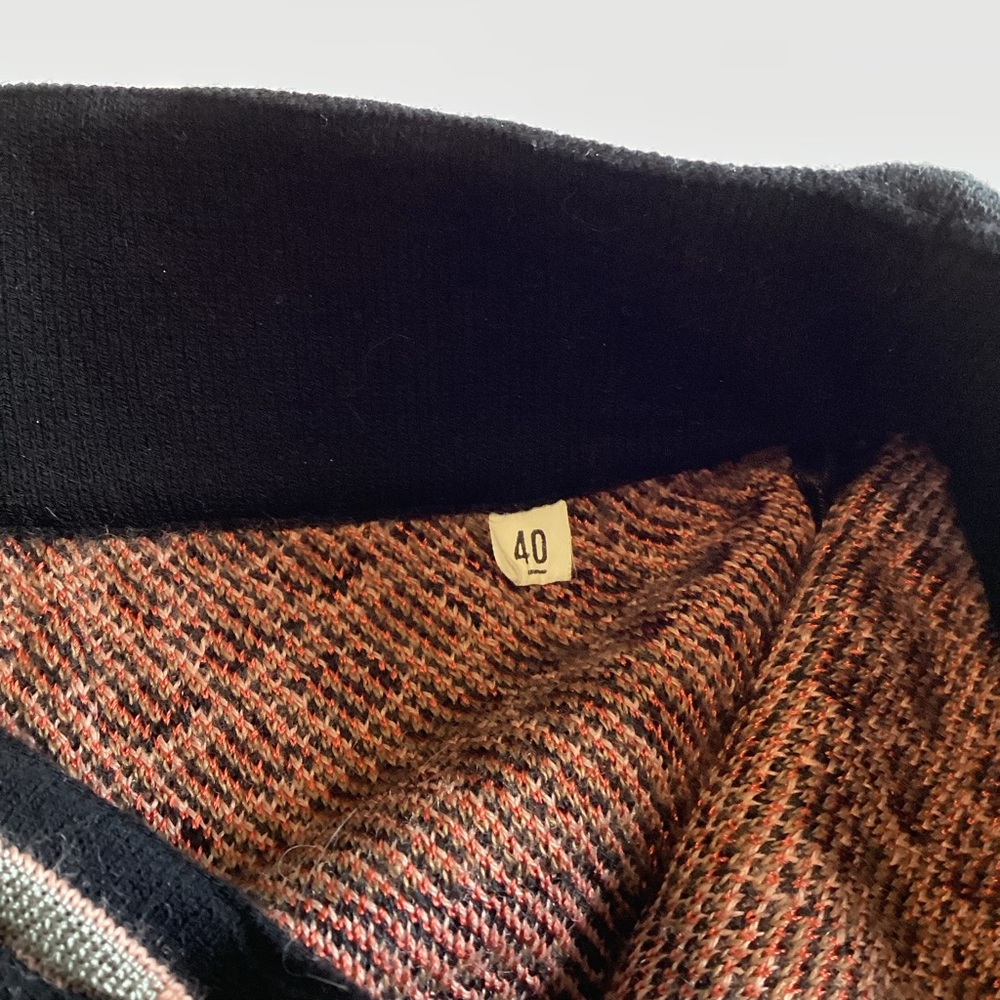 M Missoni Skirt Womens 4 3D Knit Alpaca Blend Iconic Pattern Italy Gossip Girl - Picture 7 of 13